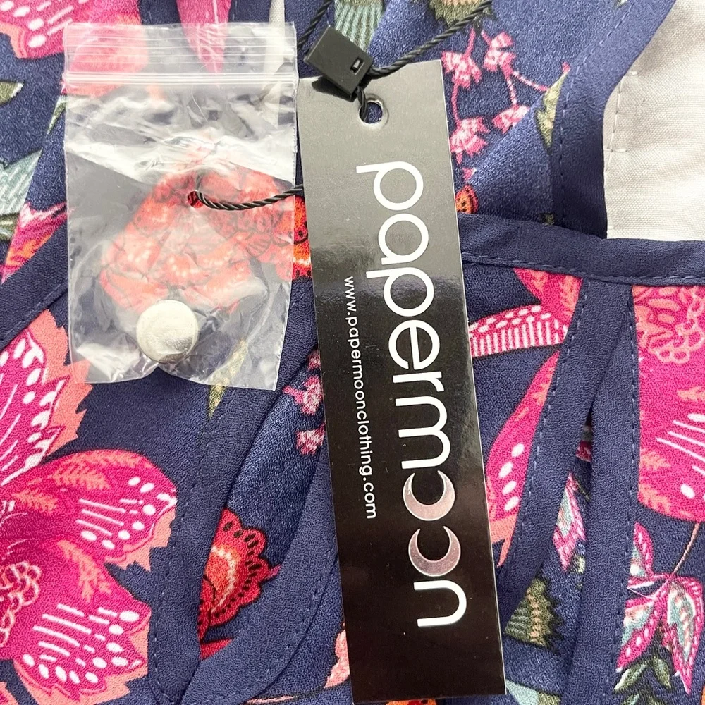 NWT PAPERMOON Walita Cutout Detail Blouse S - Picture 12 of 13